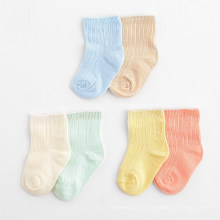 Hot Selling  Fashion Organic Cotton Custom logo Socks Newborn Baby Socks Cute Pattern